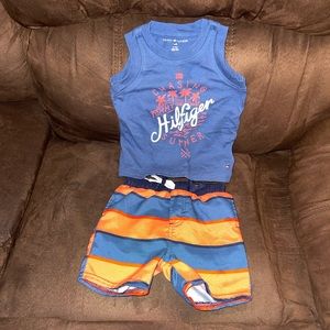 Tommy Hilfiger matching set 6-9 months
